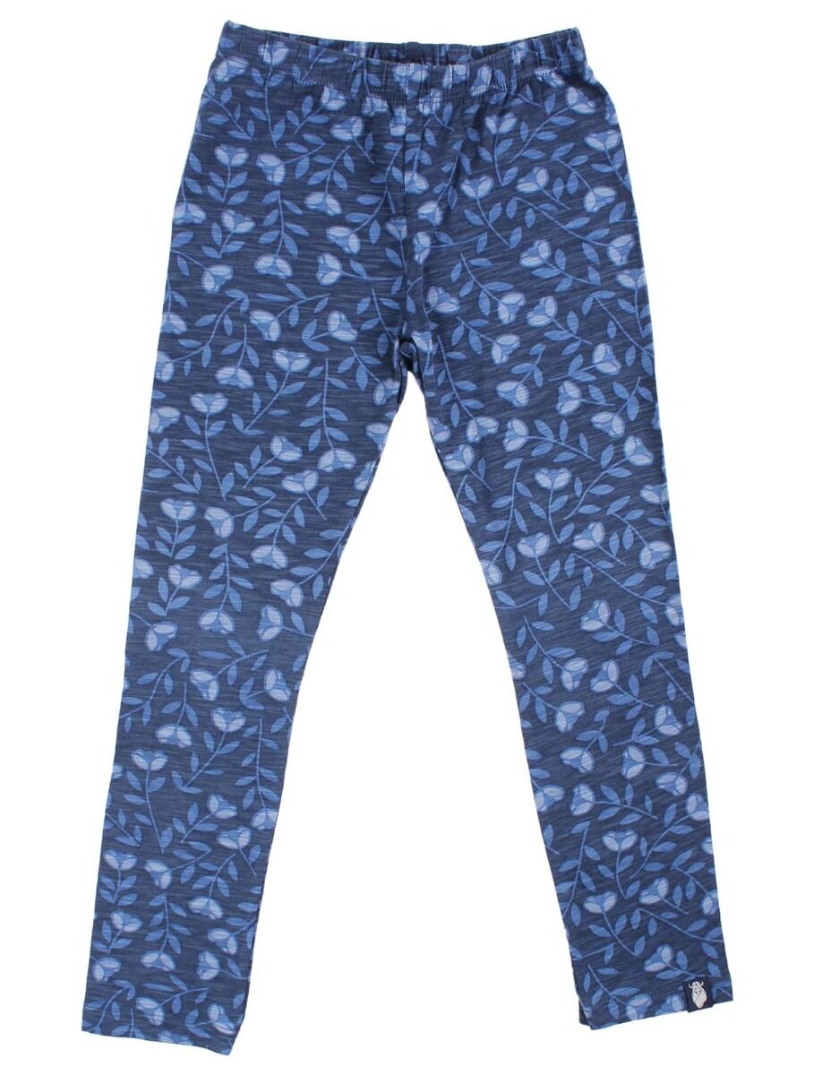 ORGANIC - Danekanel leggings Marine/Cold Blue FLEURIE