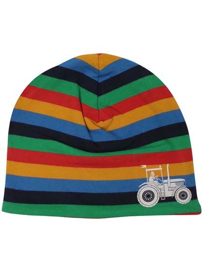 ORGANIC - Daneloeg Beanie Arcenciel/Dusty Navy TRAKTHOR