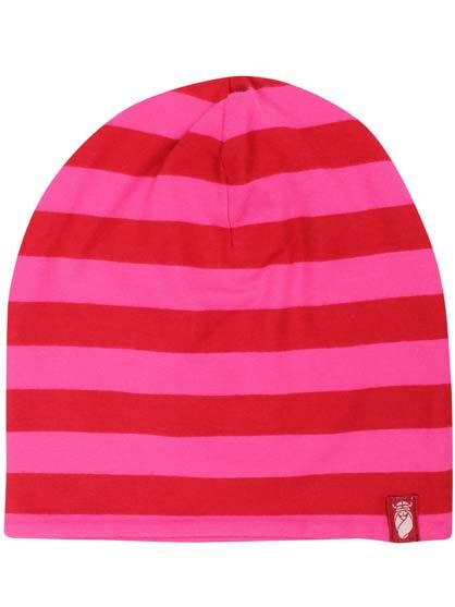 ORGANIC - Daneloeg Beanie Lovely/Ox Red/Pow Pink