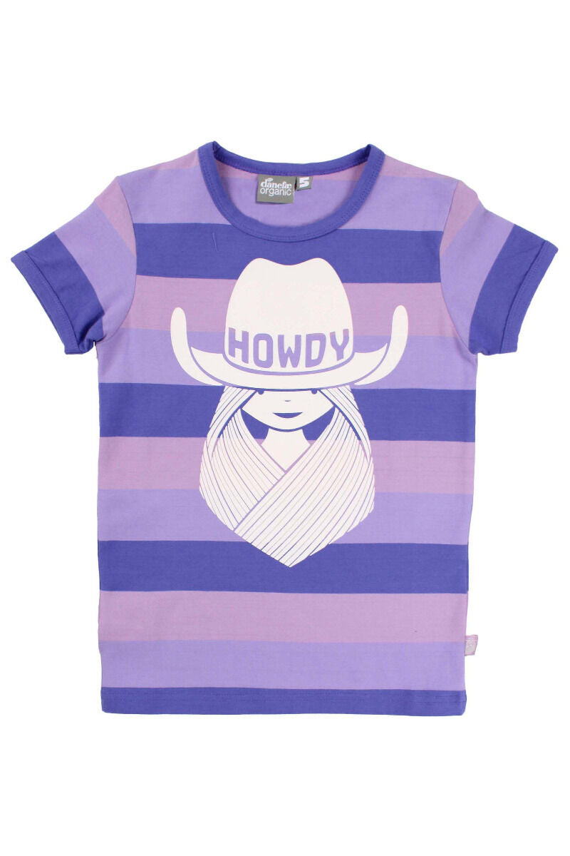 T-shirt til børn med cowgirl