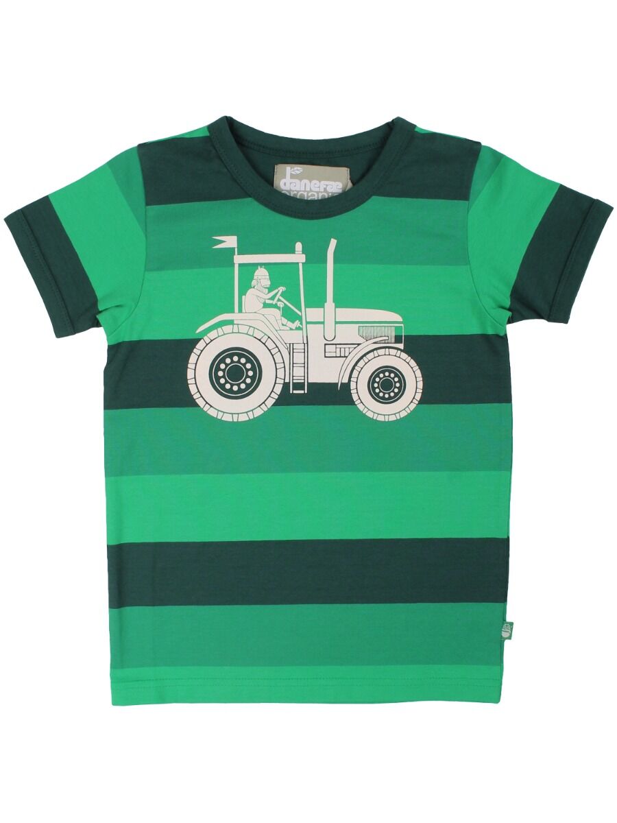 T-shirt til børn med viking på traktor