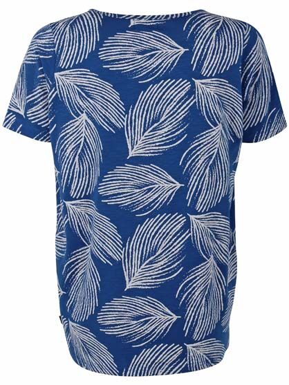 ORGANIC - Super duper tee Indigo/Lt Beige PALMA