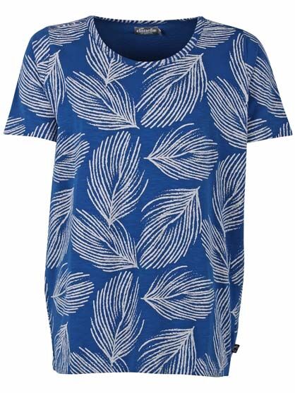 ORGANIC - Super duper tee Indigo/Lt Beige PALMA