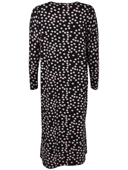 ORGANIC - Danecasilda dress Black/Lt Beige FUNDOTS