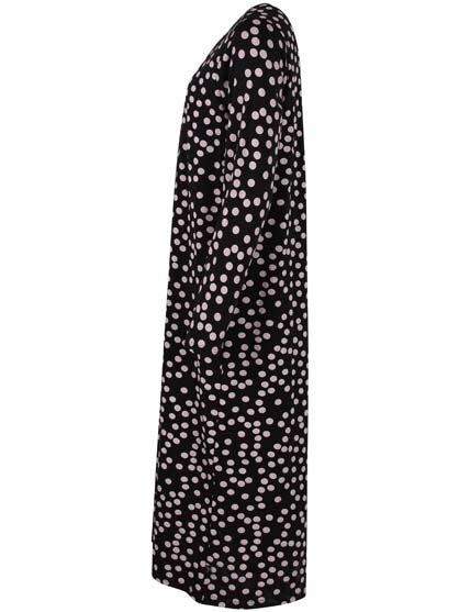 ORGANIC - Danecasilda dress Black/Lt Beige FUNDOTS