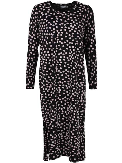 ORGANIC - Danecasilda dress Black/Lt Beige FUNDOTS