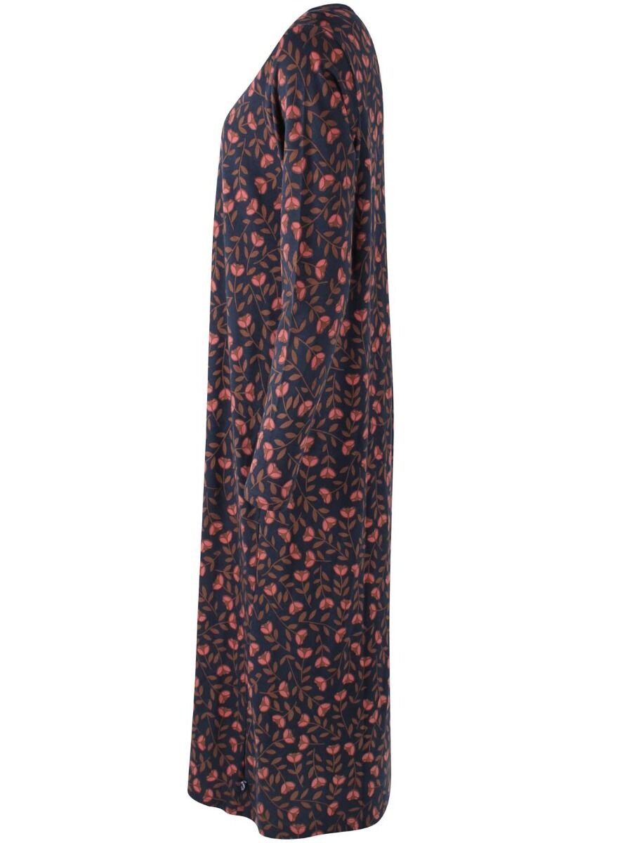 ORGANIC - Danecasilda dress Dk Navy/Redwine FLEURIE