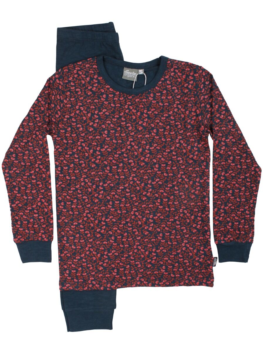 ORGANIC - Danedvale Night Set Dusty navy FLEURIE