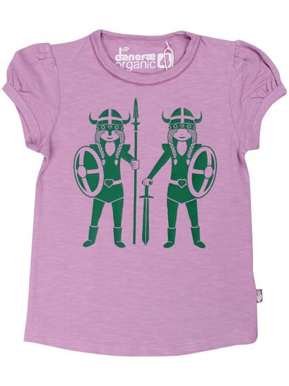 ORGANIC - Danemushroom Tee Warm Viola DOUBLETROUBLE