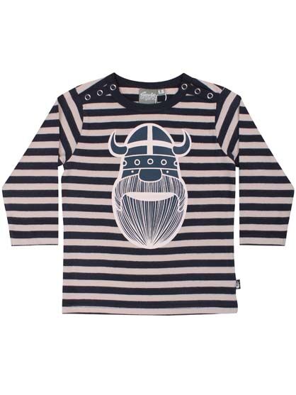 ORGANIC - Daneparsley LS Lt Beige/Dk Navy ERIK