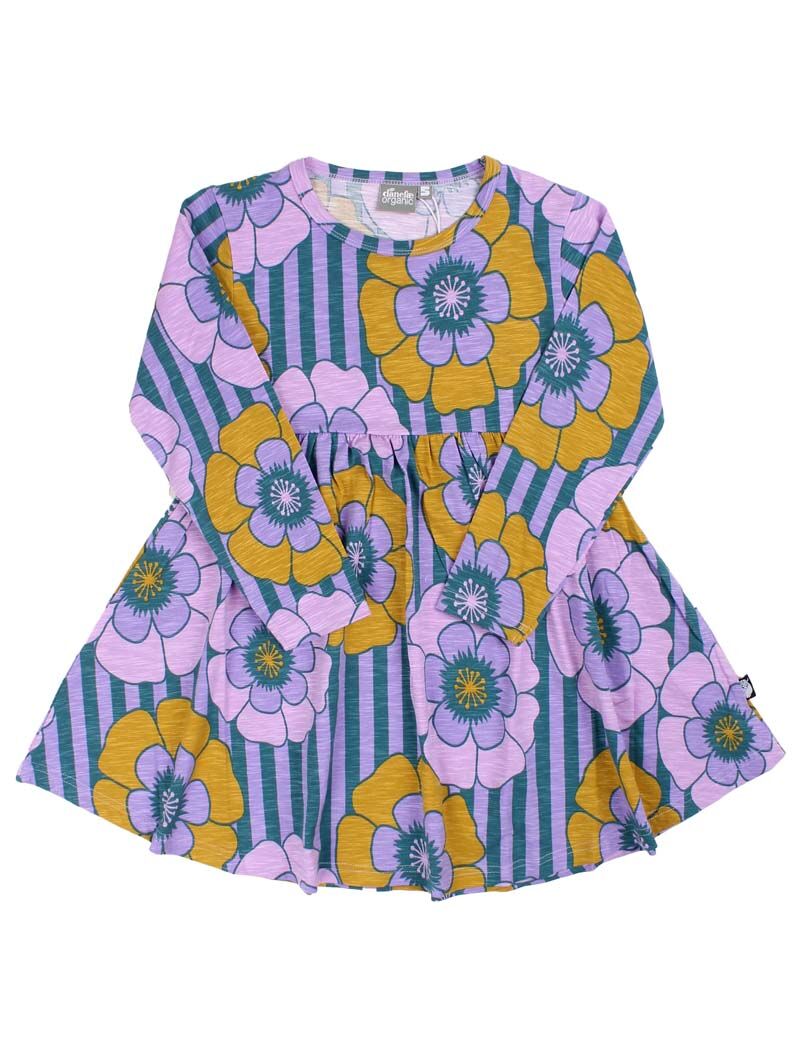 ORGANIC - Daneginger Dress Viola POWER FLOWER