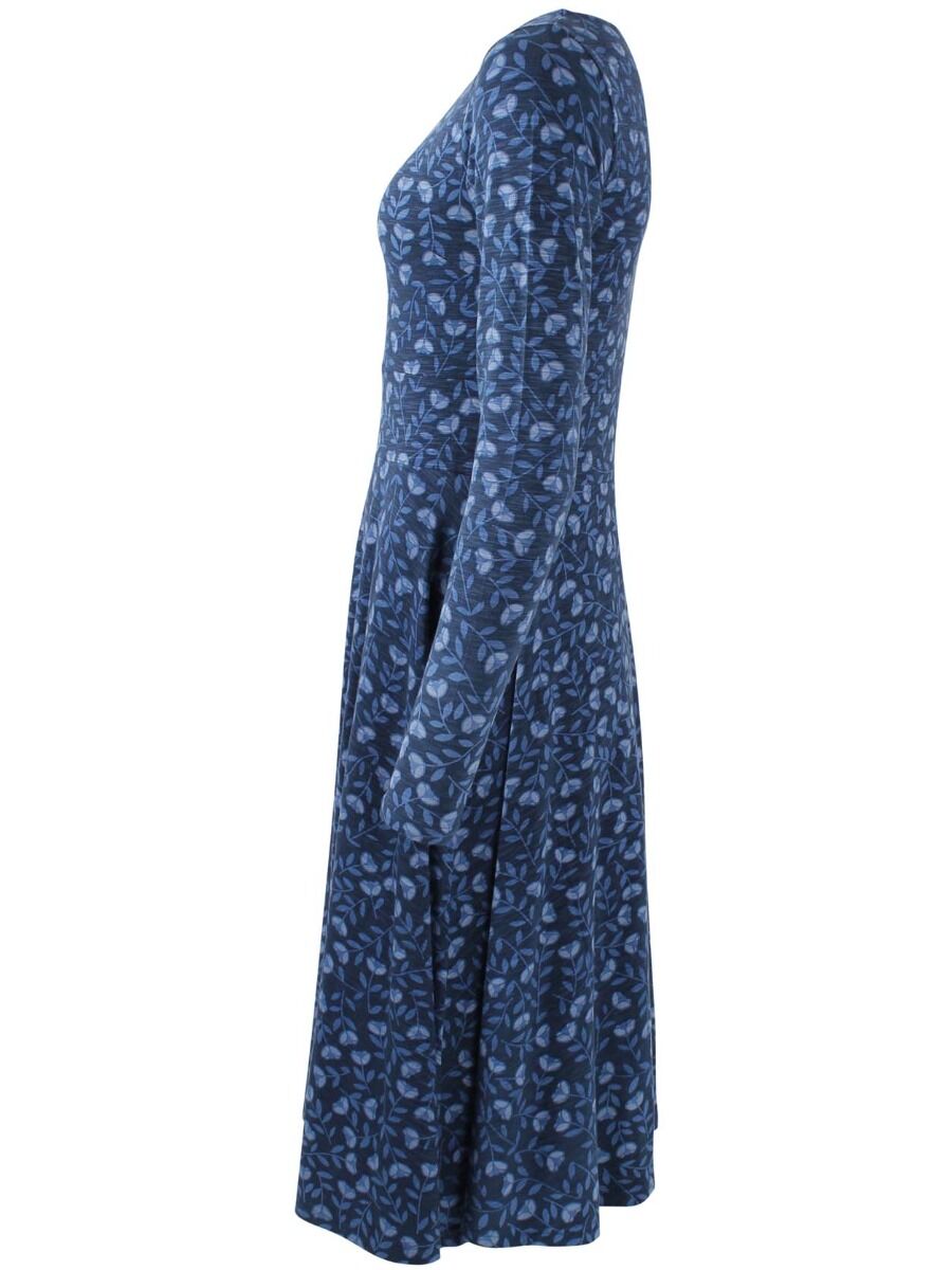 ORGANIC - Danesigrid Viscose Dress Marine/Cold Blue FLEURIE