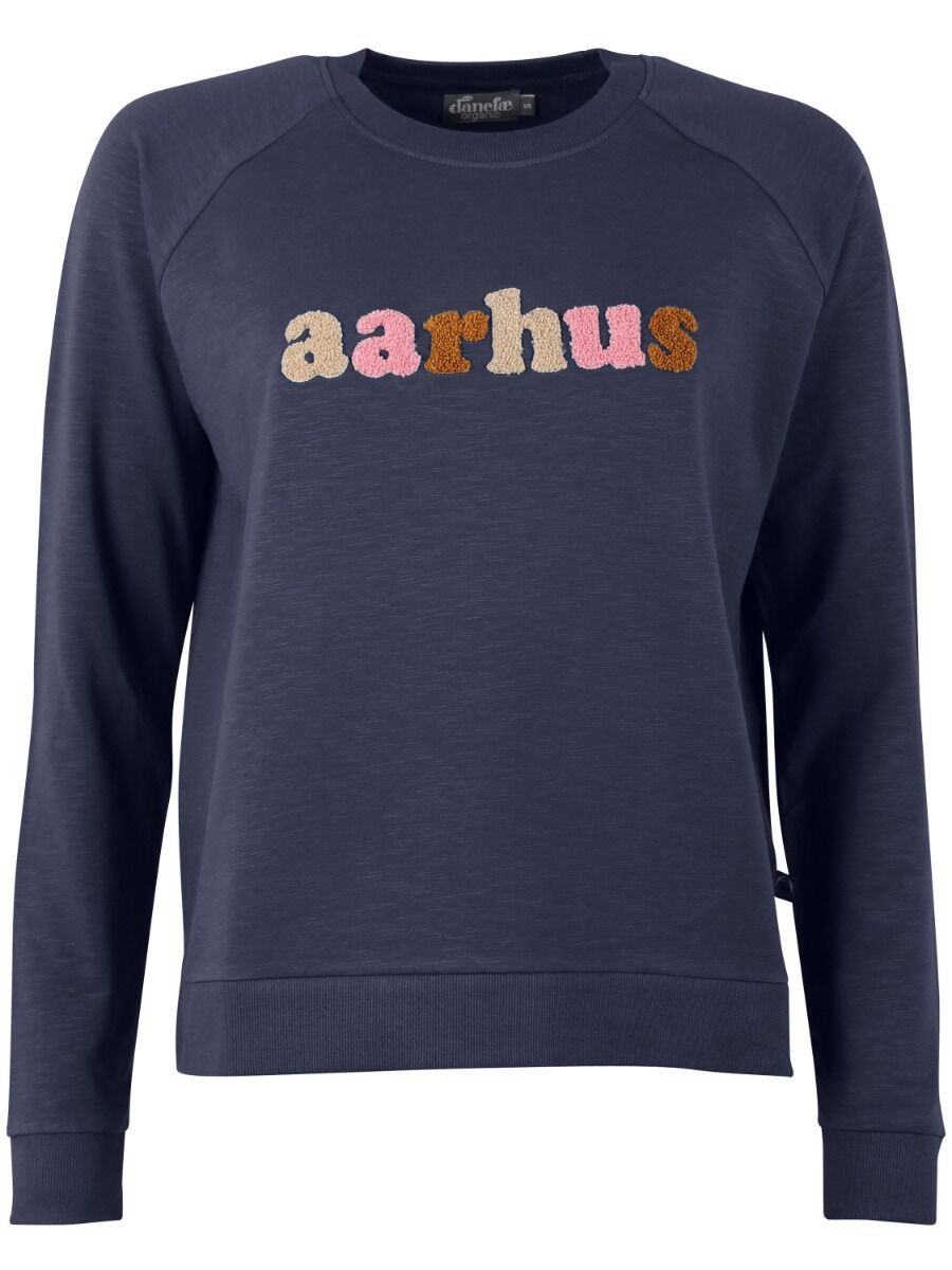 ORGANIC - Daneklausen Sweat Dk Navy AARHUS