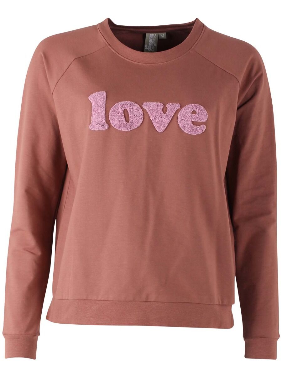 ORGANIC - Daneklausen Sweat Beige Rose LOVE