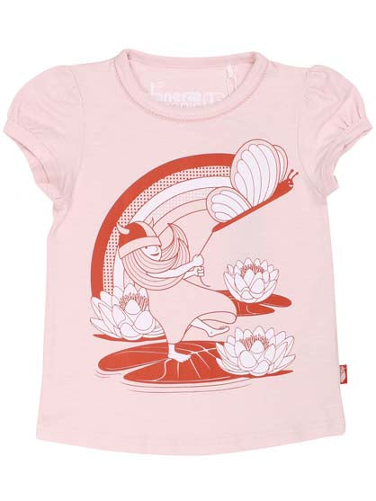 ORGANIC - Danemushroom Tee Soft Pink TOMMELISE