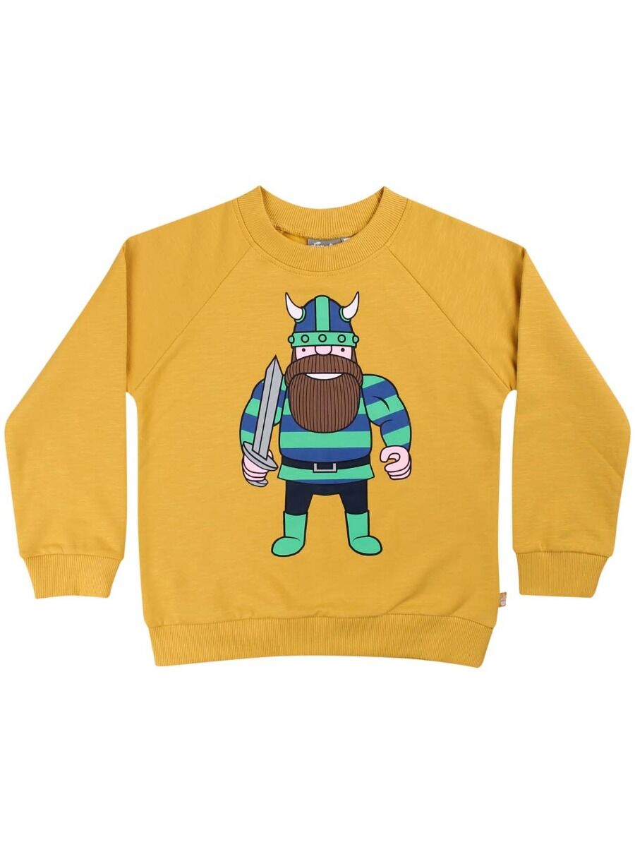 Sweater til børn med viking