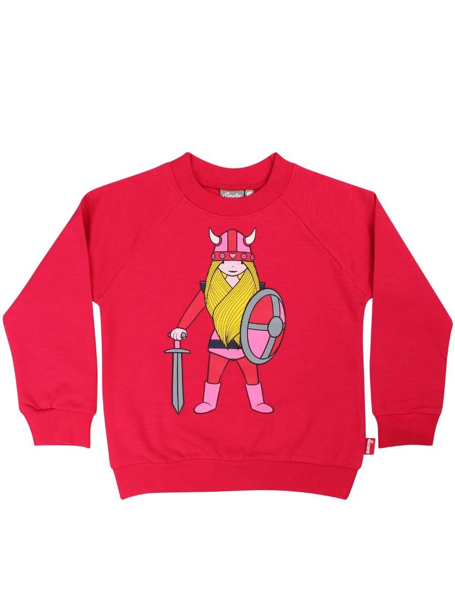 ORGANIC - Danestone Sweat Dark Fuchsia FREJA DIN VEN