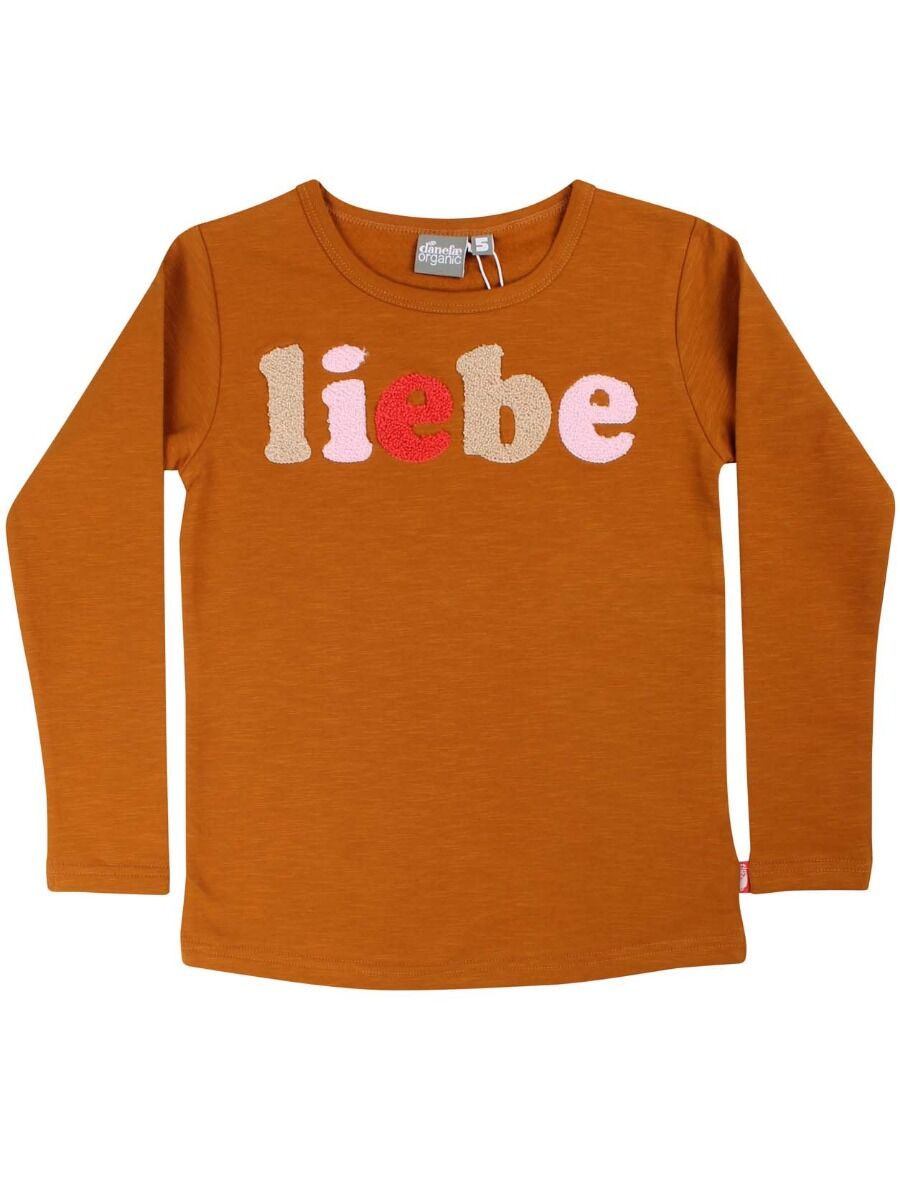 Bluse til børn med liebe tekst