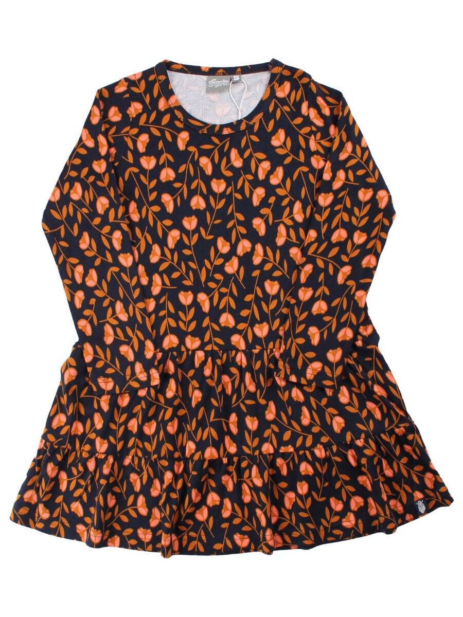 Organic - Danemiva Dress Navy/Occer FLEURIE