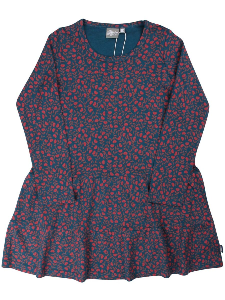 Organic - Danemiva Dress Stone Blue FLEURIE
