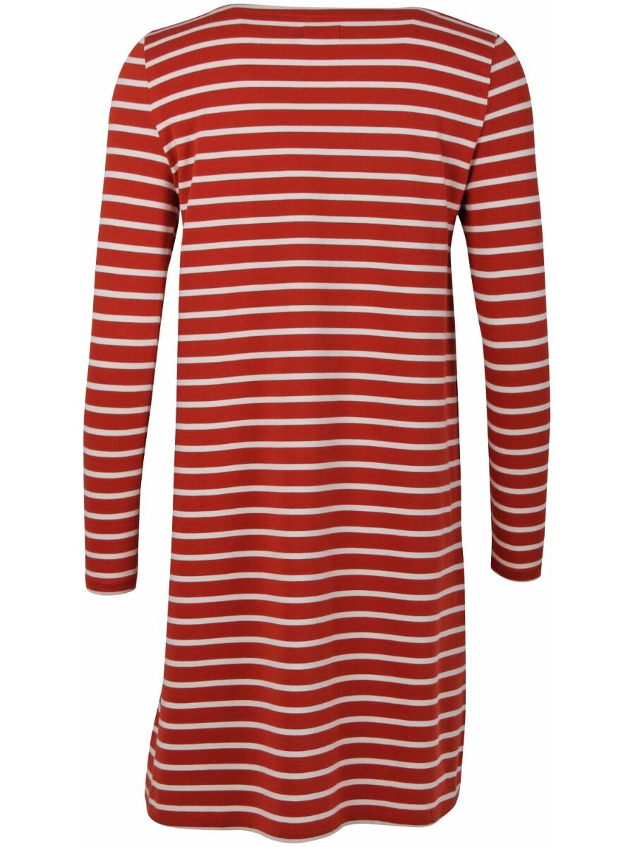 ORGANIC - Nassau Dress Rust/Chalk