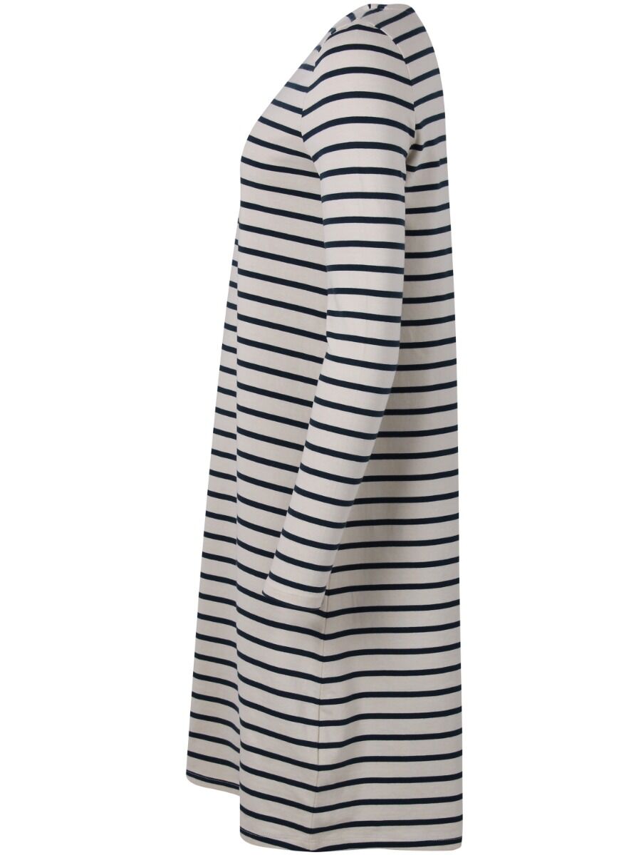 ORGANIC - Nassau Dress Chalk/dusty navy