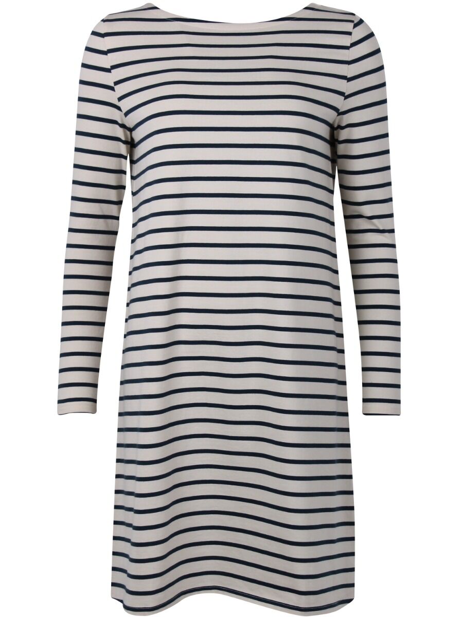 ORGANIC - Nassau Dress Chalk/dusty navy