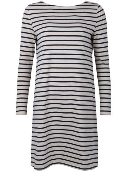 Danenassau Dress Chalk/Navy