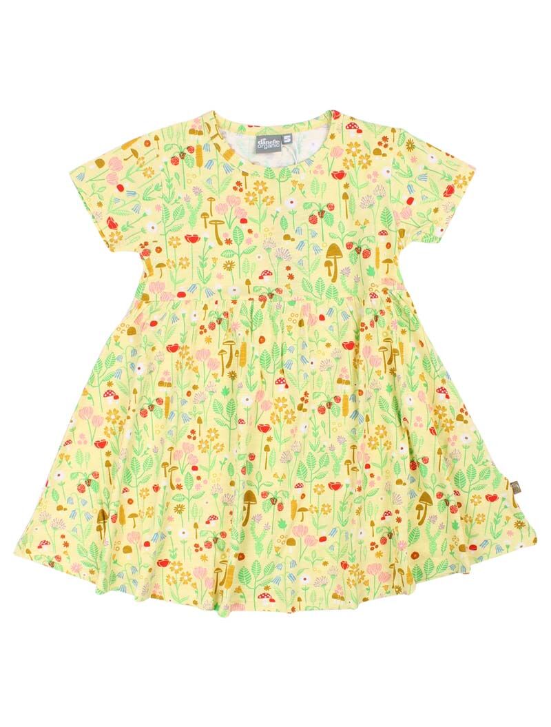 ORGANIC - Danelollipop Dress Pale Yellow BOTANICAL