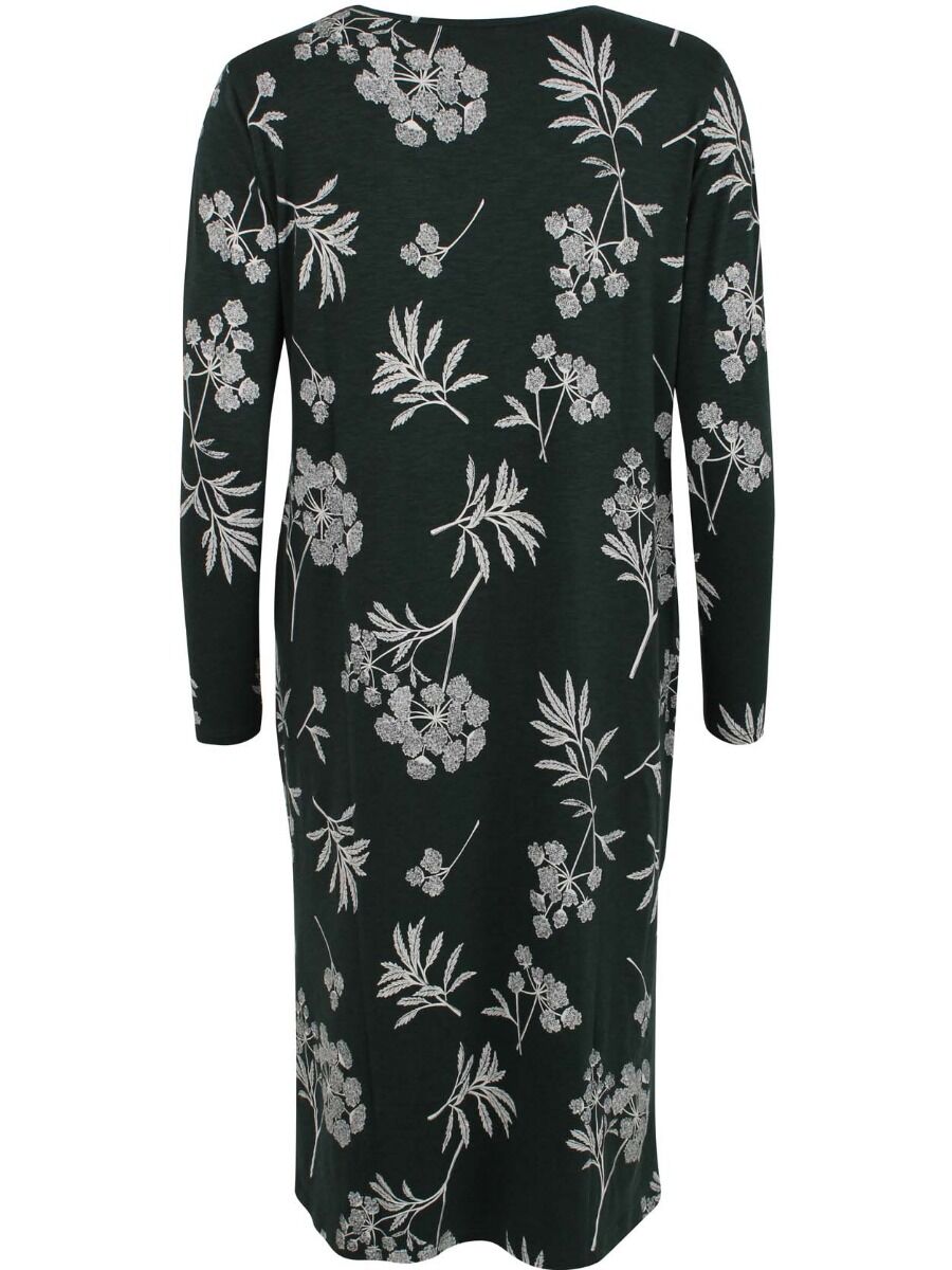 ORGANIC - Lea Dress Black green HEMLOCK