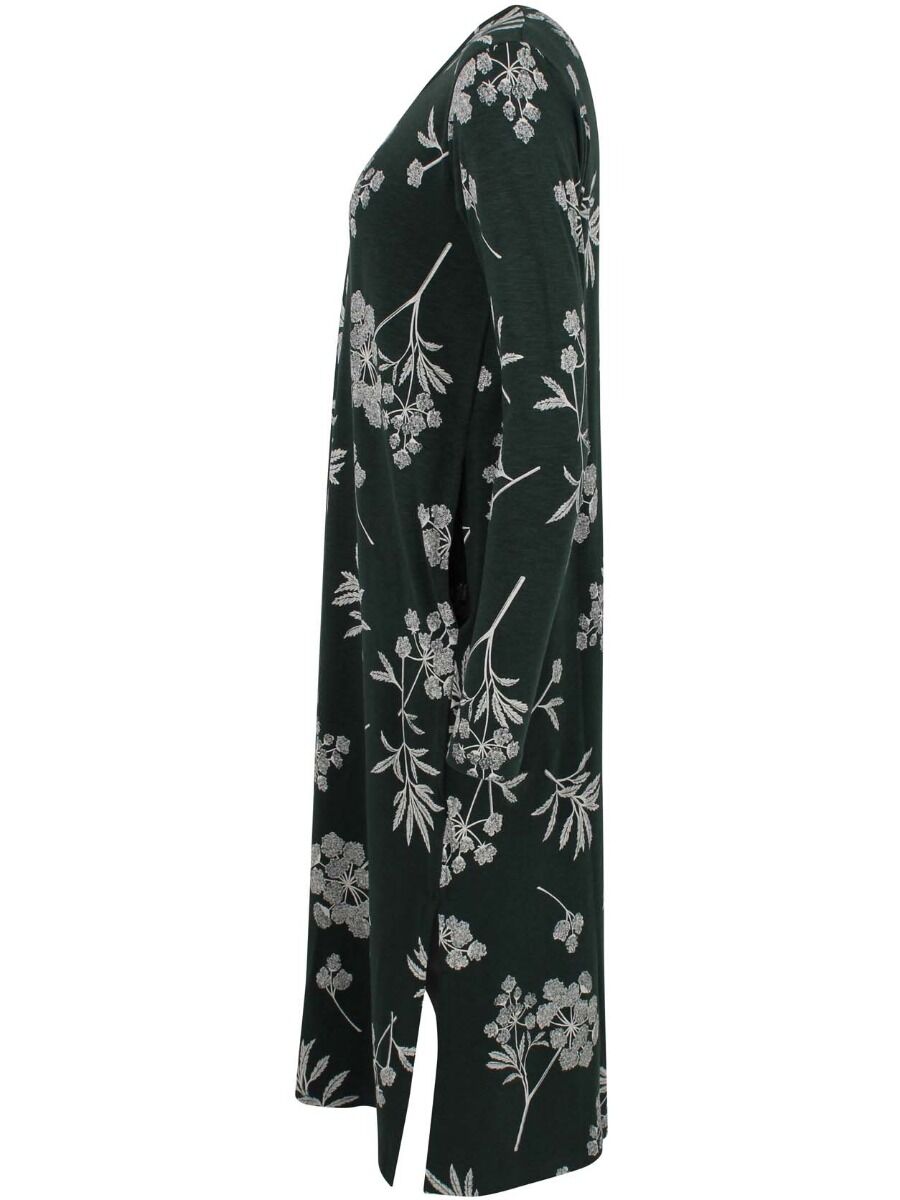 ORGANIC - Lea Dress Black green HEMLOCK