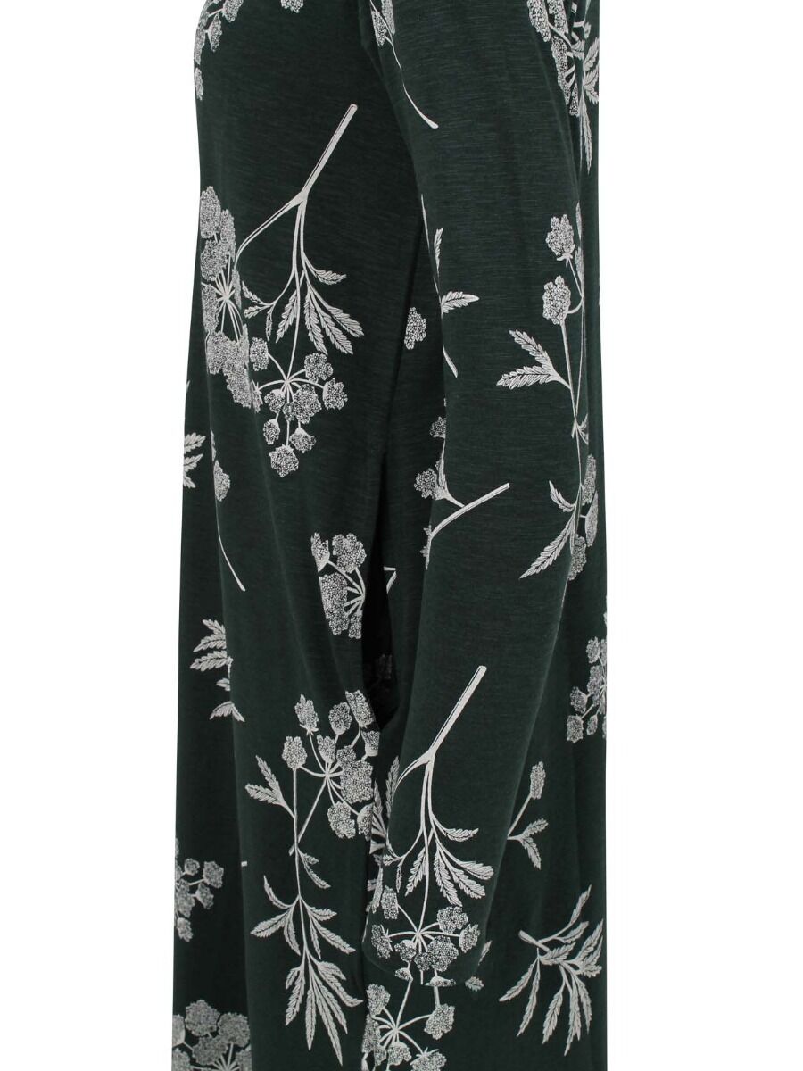 ORGANIC - Lea Dress Black green HEMLOCK