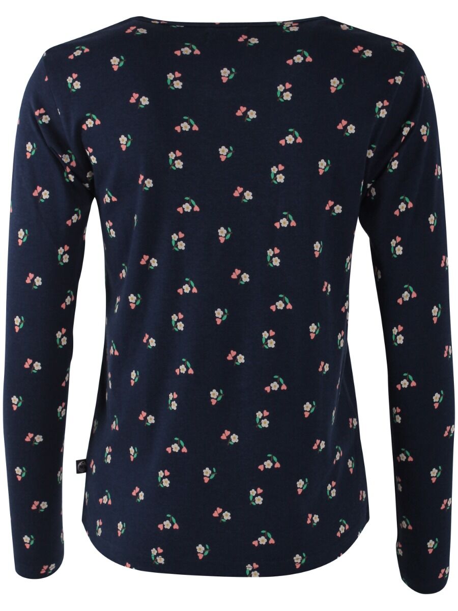 ORGANIC - Danelotte Tee Navy MINI FLOWER