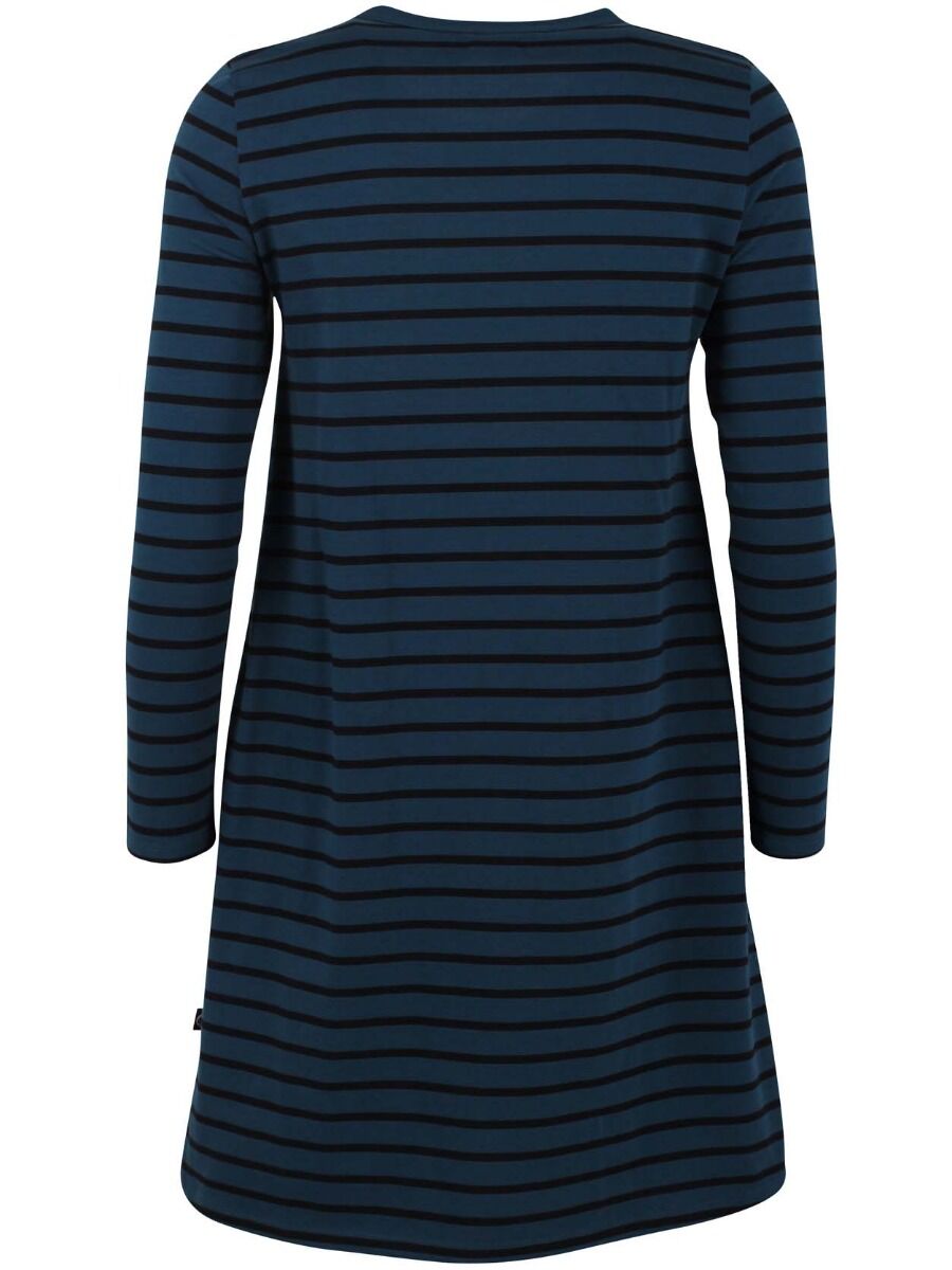 ORGANIC - Vibeke Dress Stone blue/black