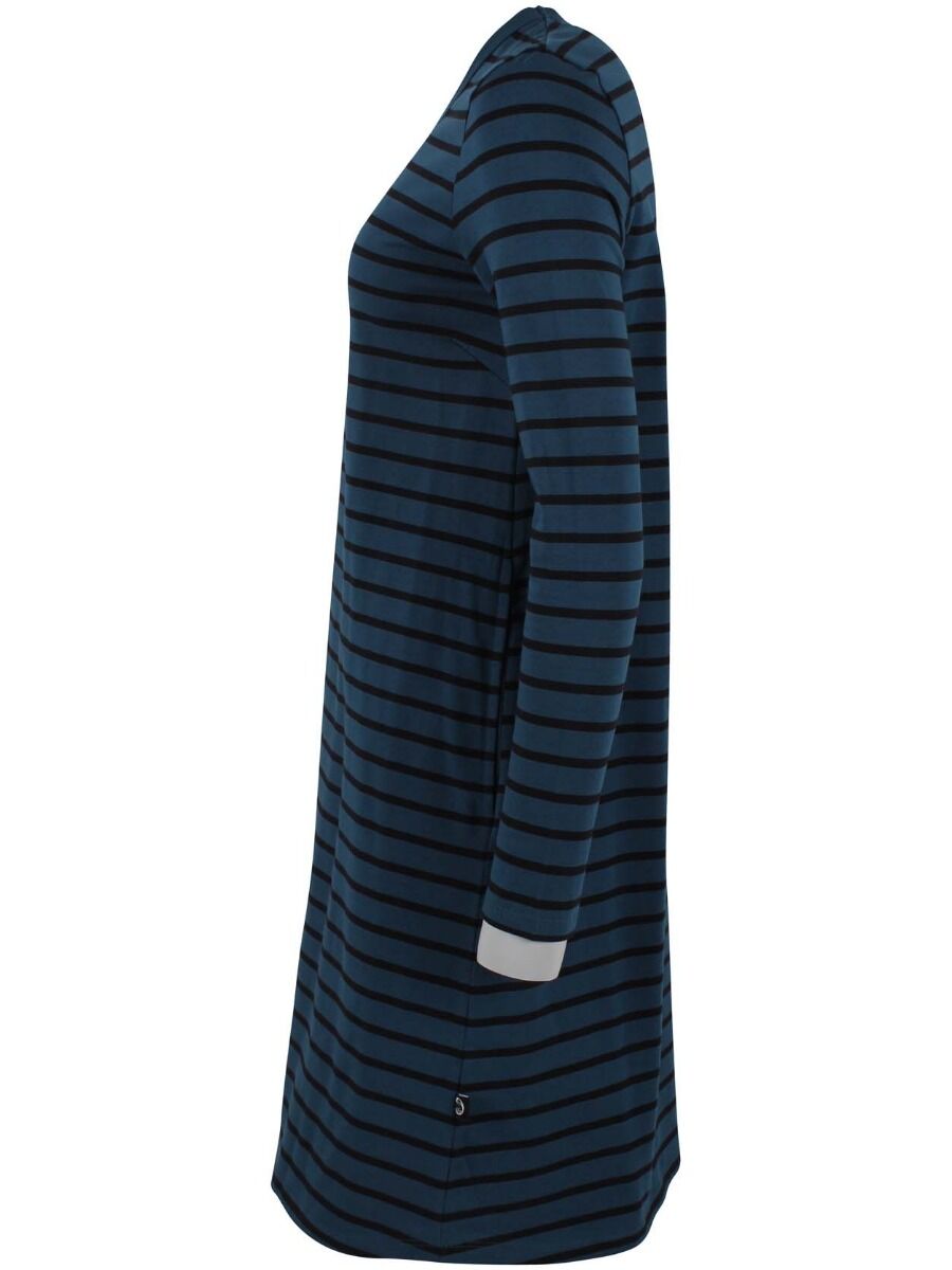 ORGANIC - Vibeke Dress Stone blue/black