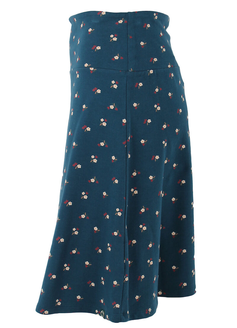 ORGANIC - Lissen Skirt Stone blue MINIFLOWER