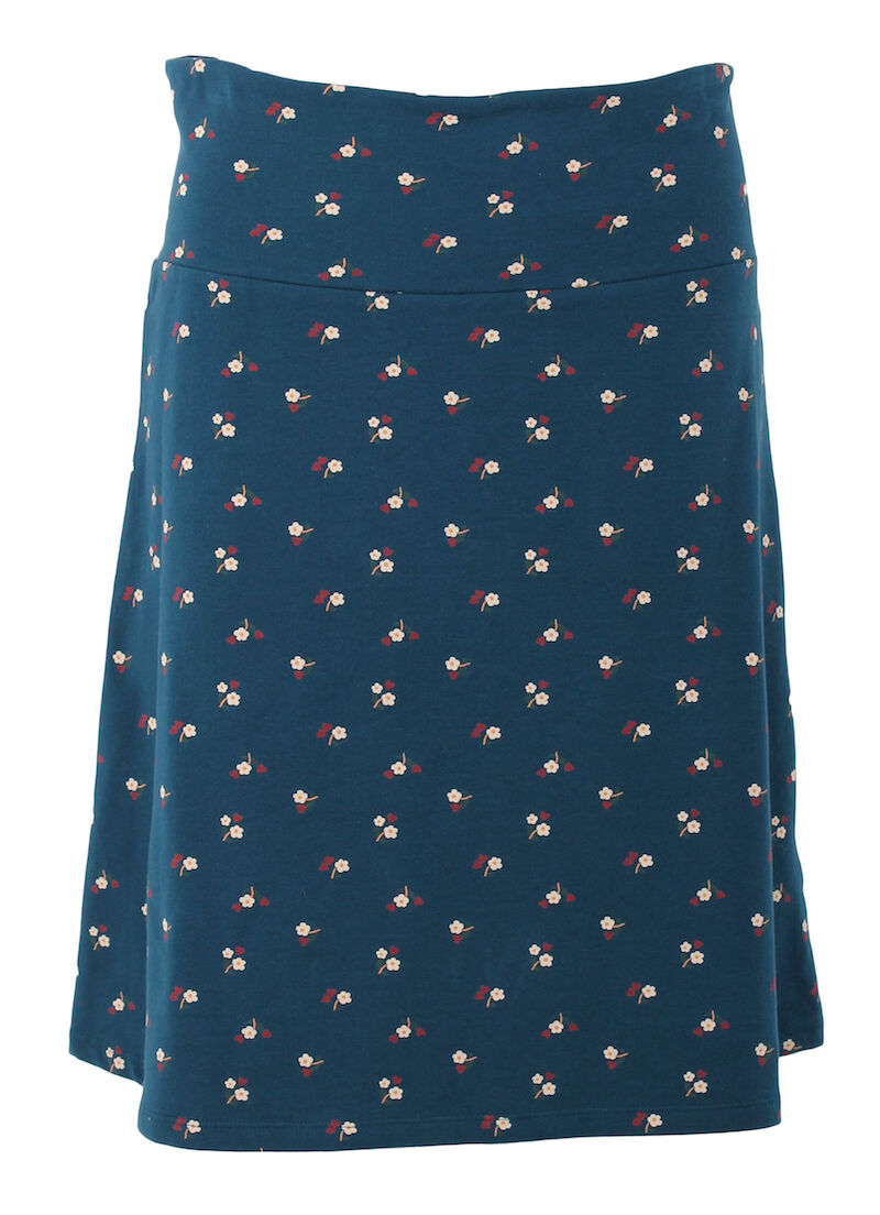 ORGANIC - Lissen Skirt Stone blue MINIFLOWER