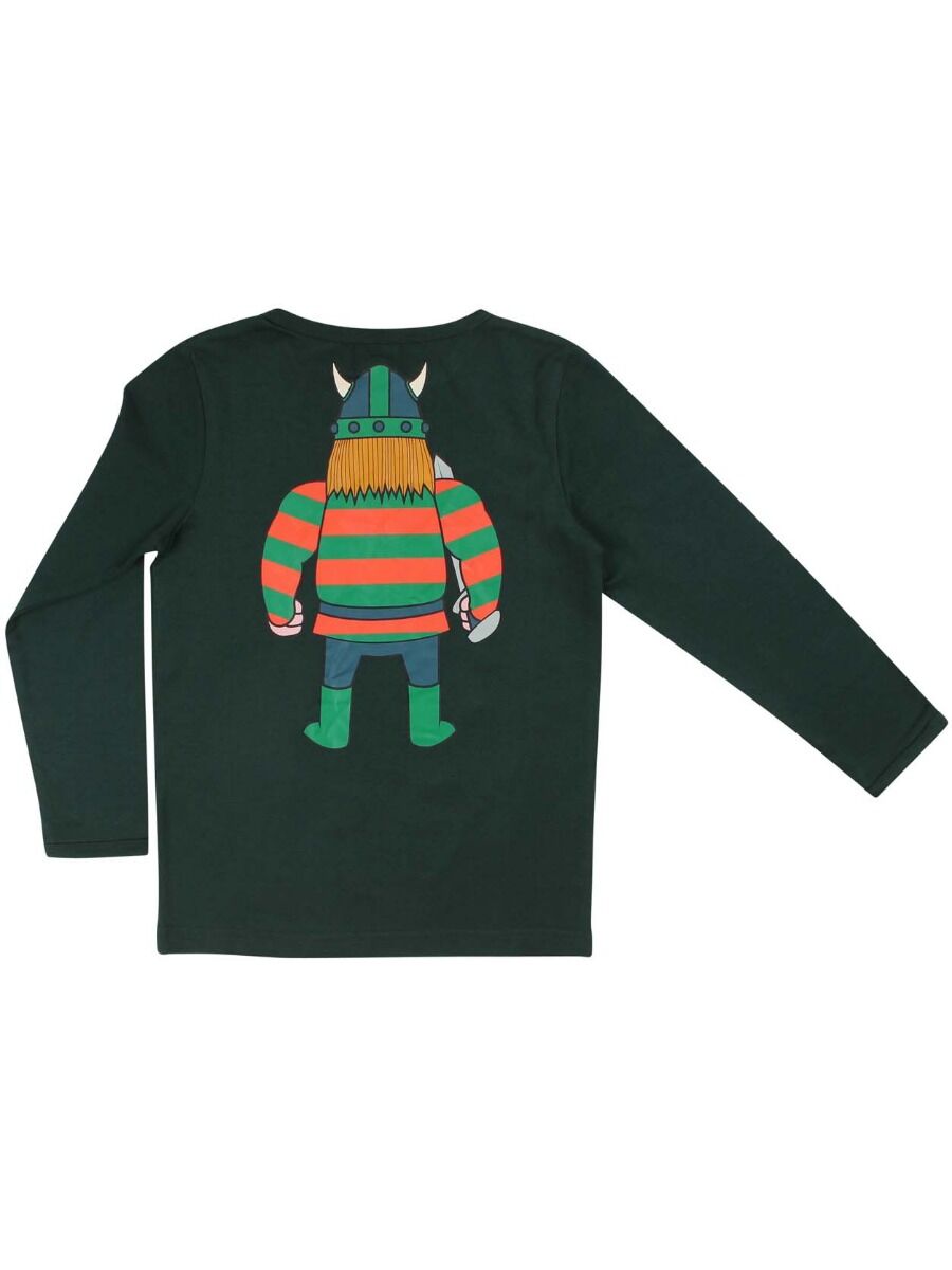 ORGANIC - Danechia Ls Black Green ERIK DIN VEN