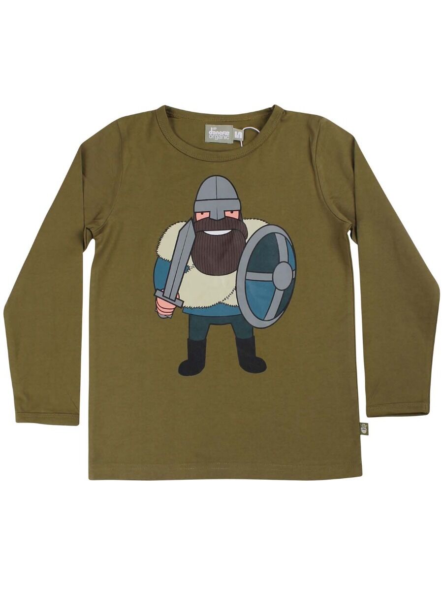 Bluse til børn med viking