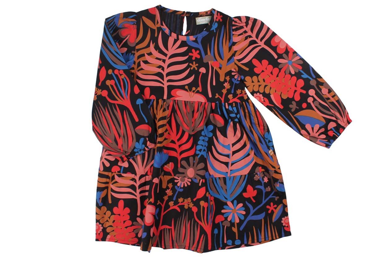 ORGANIC - Danekonfekt Dress Black WALKABOUT