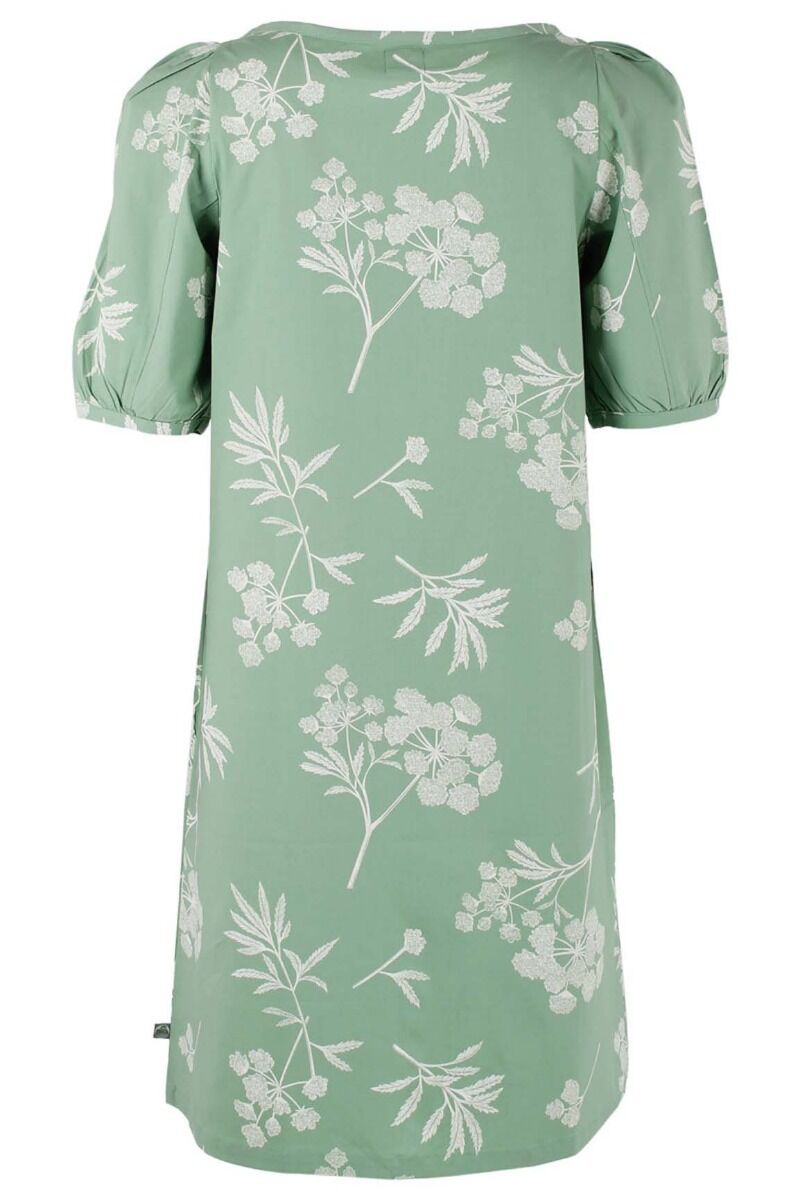 ORGANIC - Danedal Dress Sage/Off White HEMLOCK