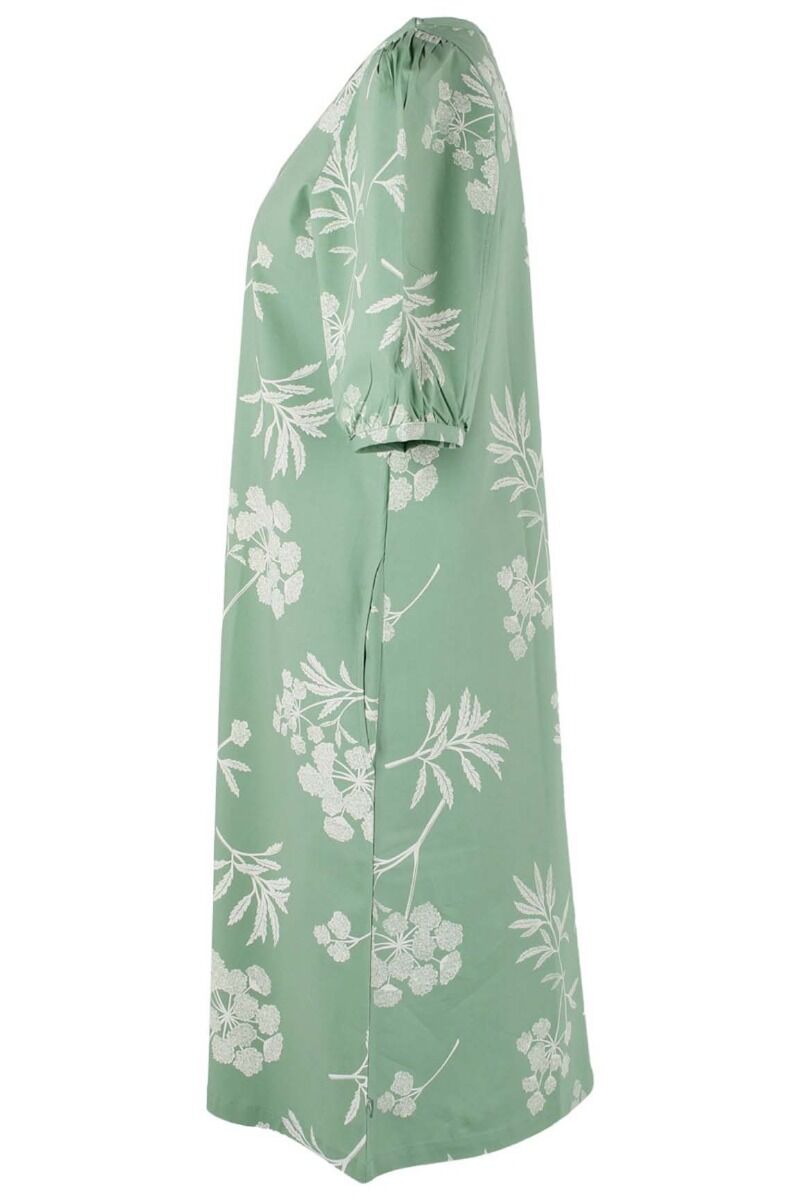 ORGANIC - Danedal Dress Sage/Off White HEMLOCK