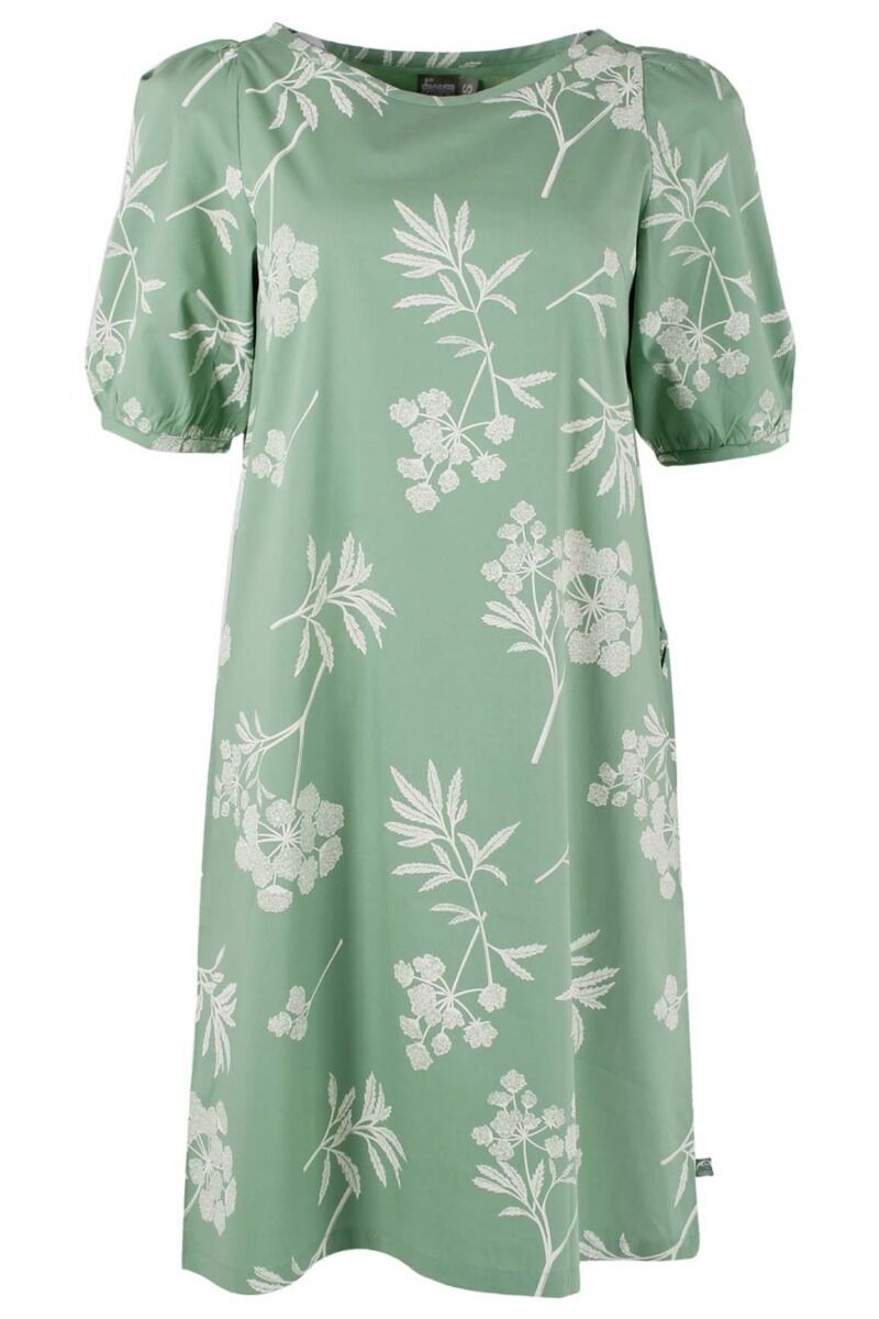 ORGANIC - Danedal Dress Sage/Off White HEMLOCK