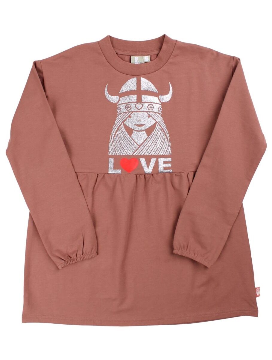 ORGANIC - Danemolly Dress Beige Rose LOVE FREJA