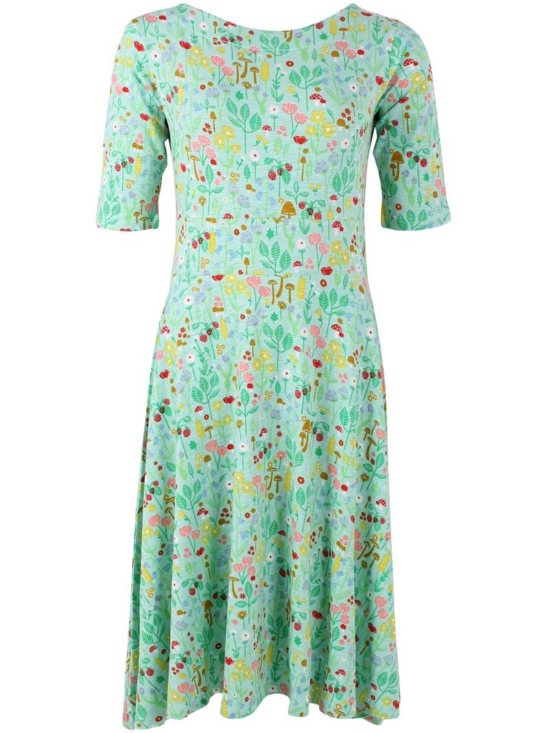 ORGANIC - Danecharlotte Viscose Dress Foam BOTANICAL