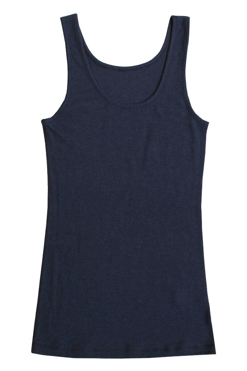 JOHA Undershirt Emma Wool Dress Blue