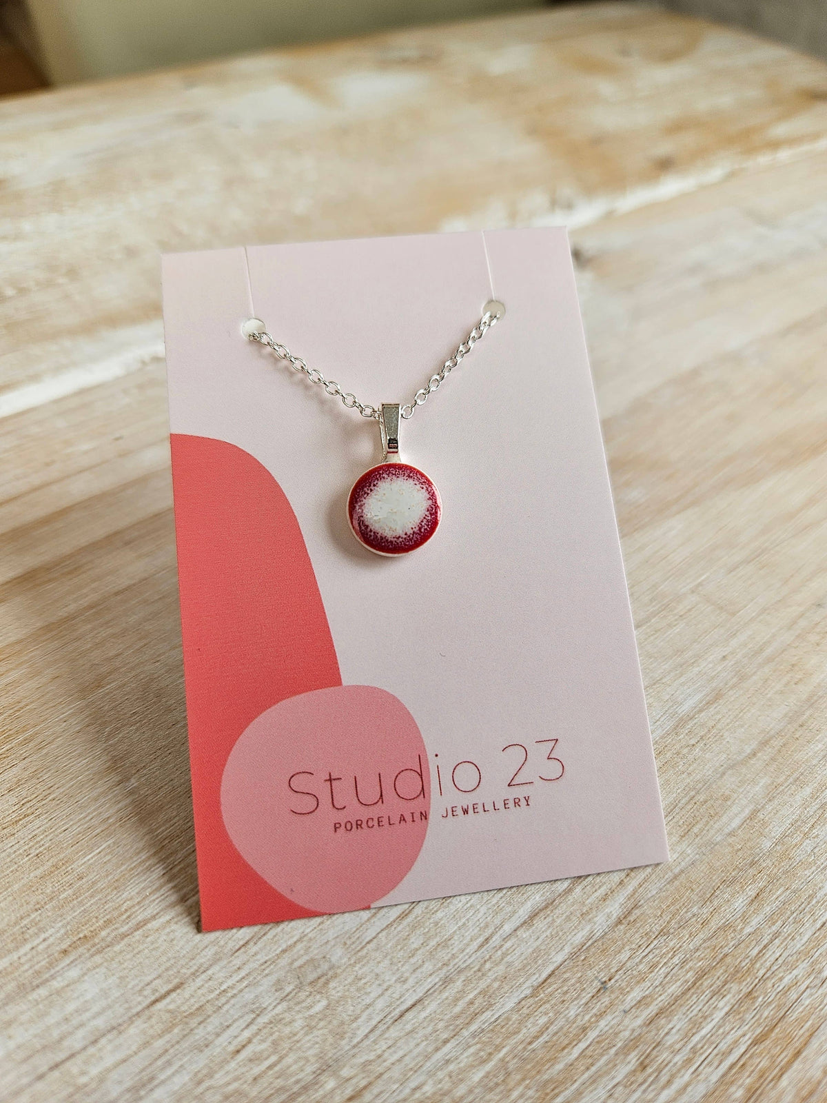 Pendant Circle: Blue Opal