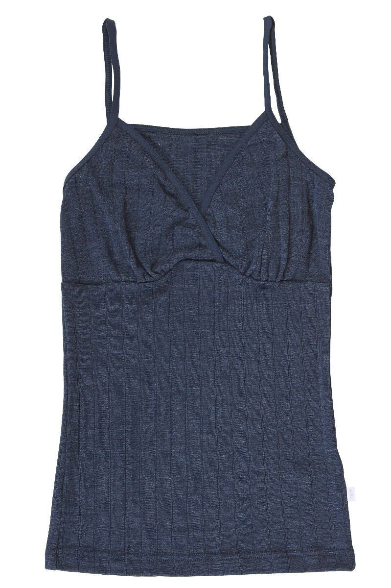 JOHA Chemise Emily Wool/Silk Navy