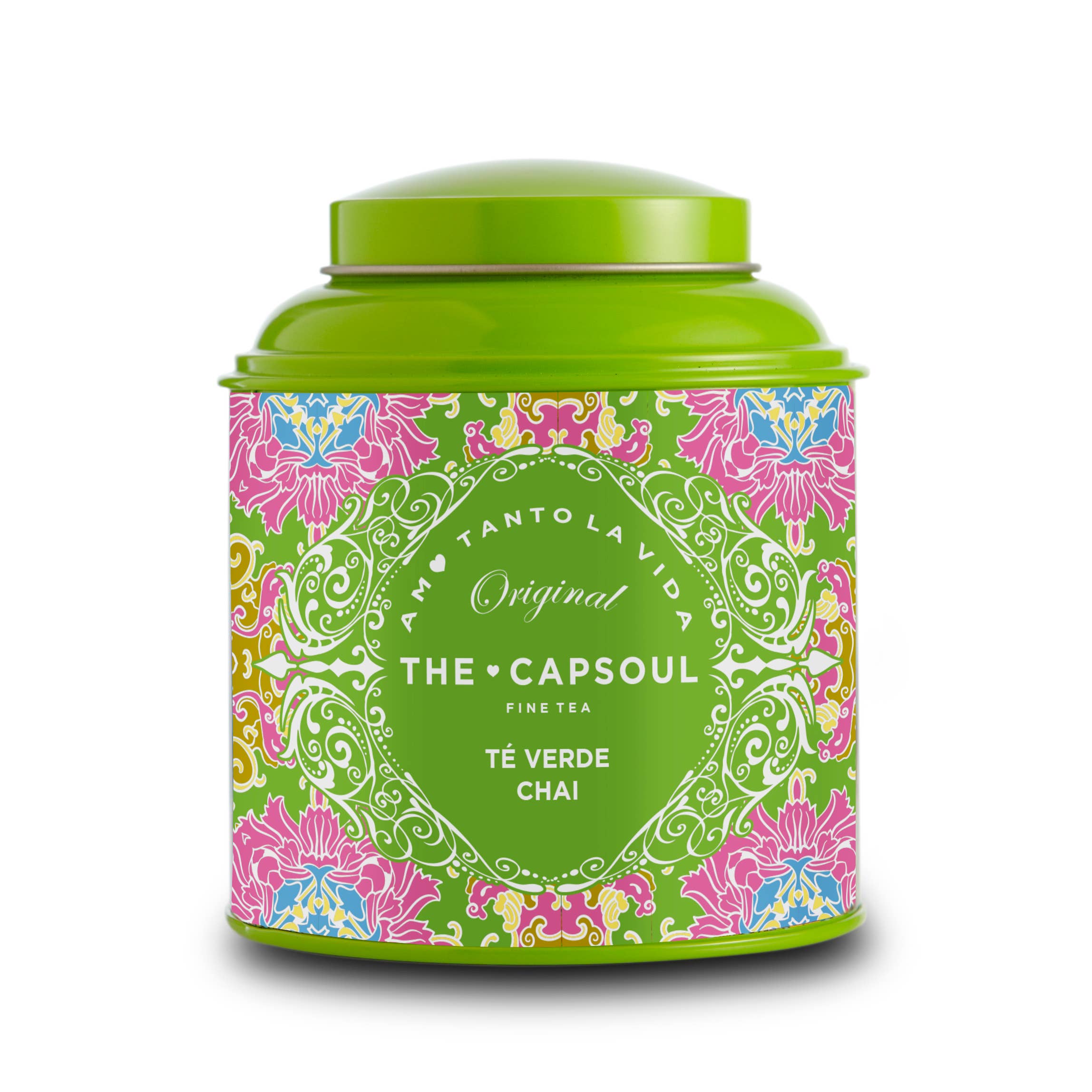 The Capsoul Grüner Chai-Tee - Grüner Tee mit losen Blättern in der Dose 100 g - The Capsoul