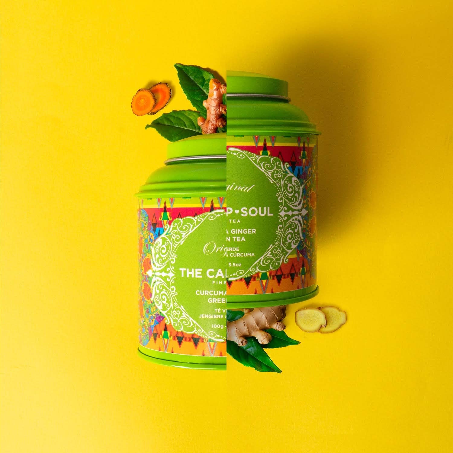 The Capsoul Té Verde Ginger Cúrcuma 100gr